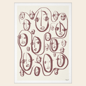 "Random Faces" by Robin Ahlgren