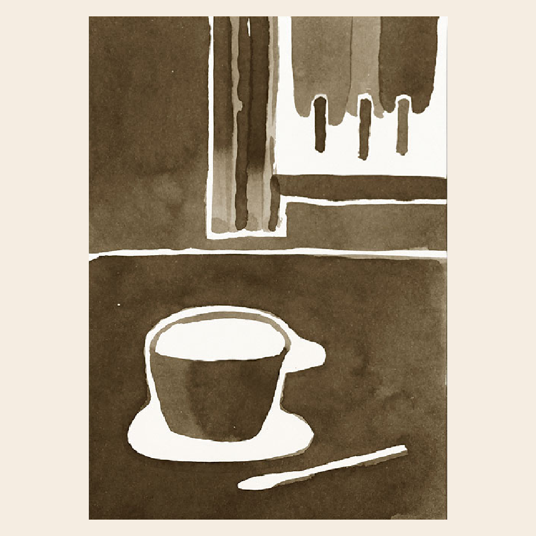 Esther Schuivens Illustraties 'Coffee with a View'