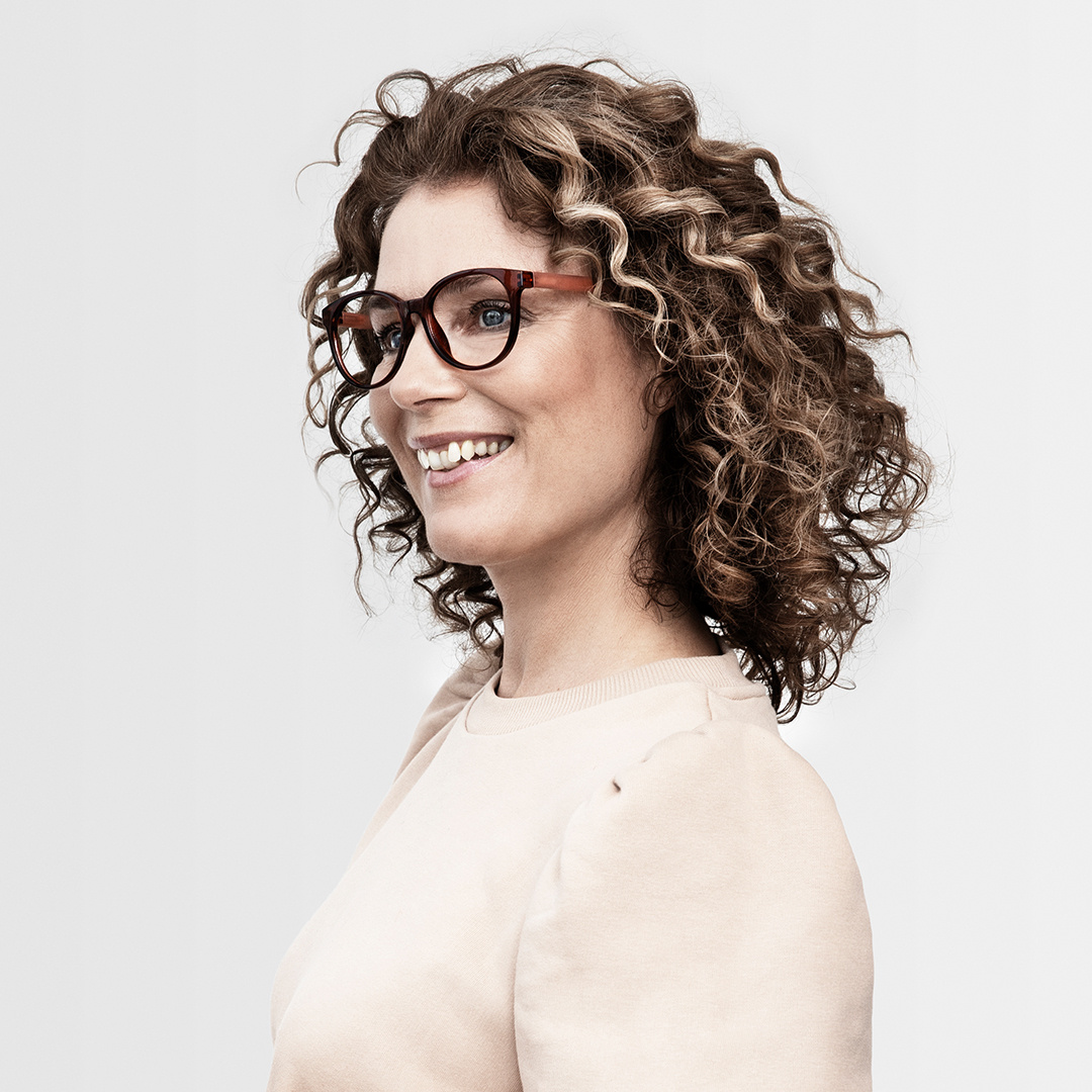 Have A Look leesbril 'City' - mahonie