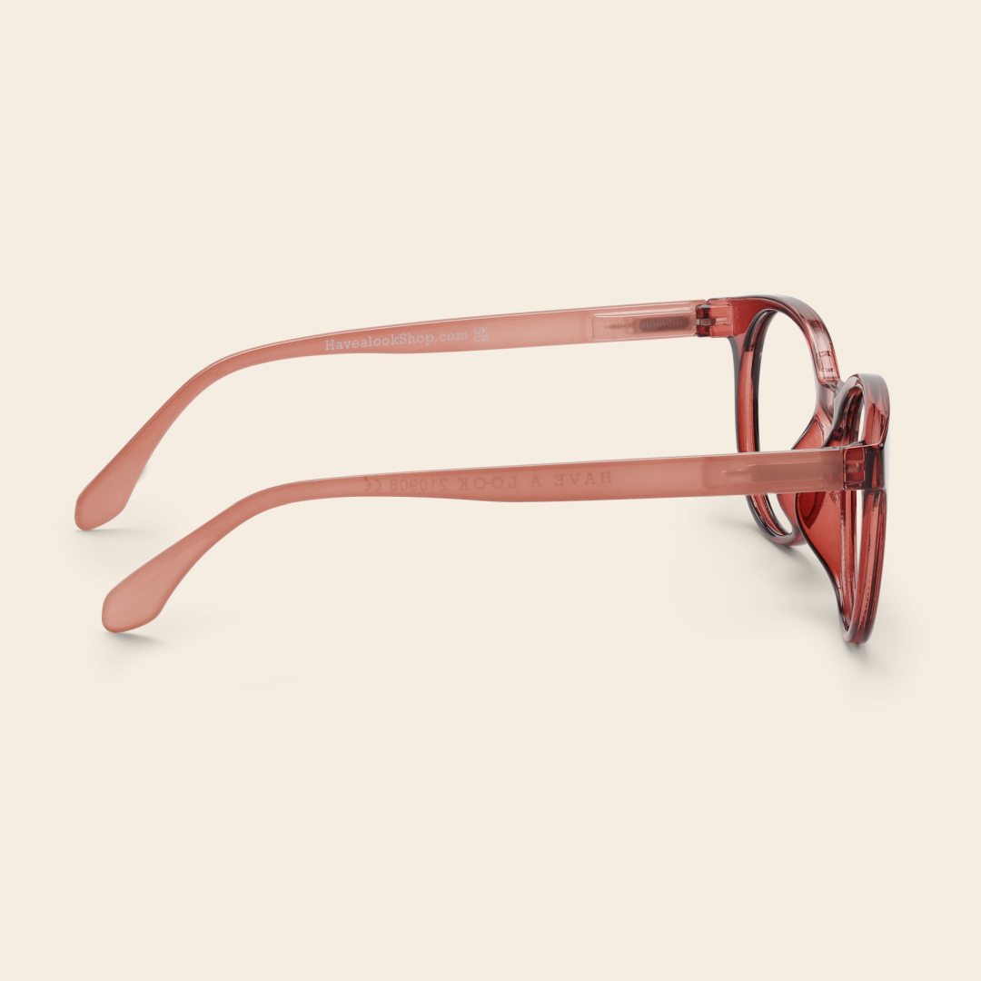 Have A Look leesbril 'City' - mahonie