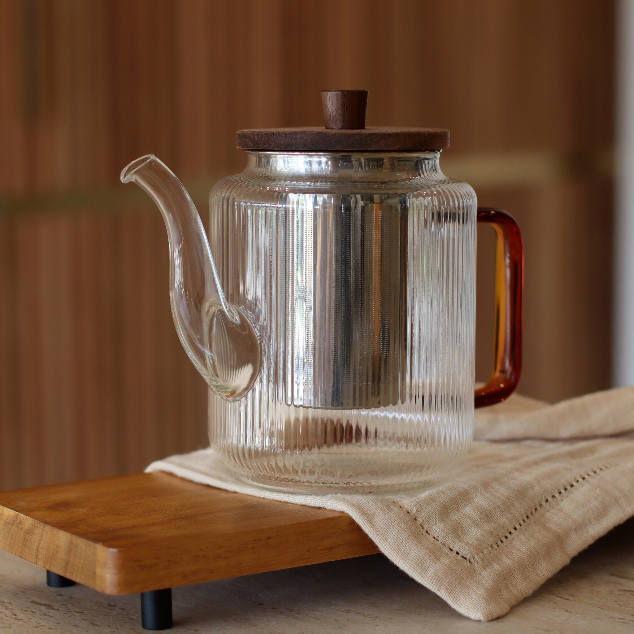 Ogo Living tea pot 'Karl' borosilicate glass - 1,2L