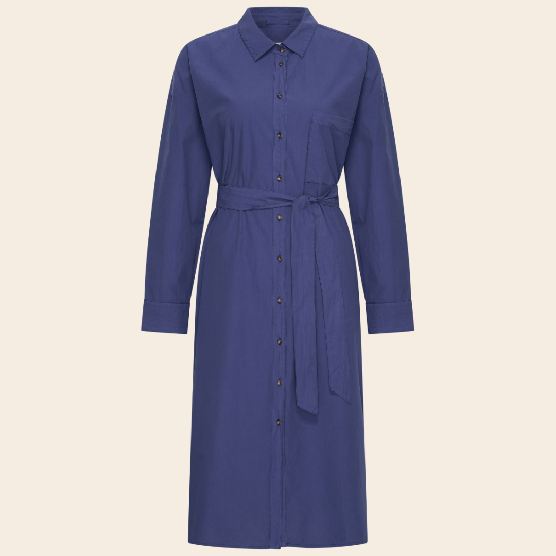 SacreCoeur jurk 'Tilda' katoen - cobalt