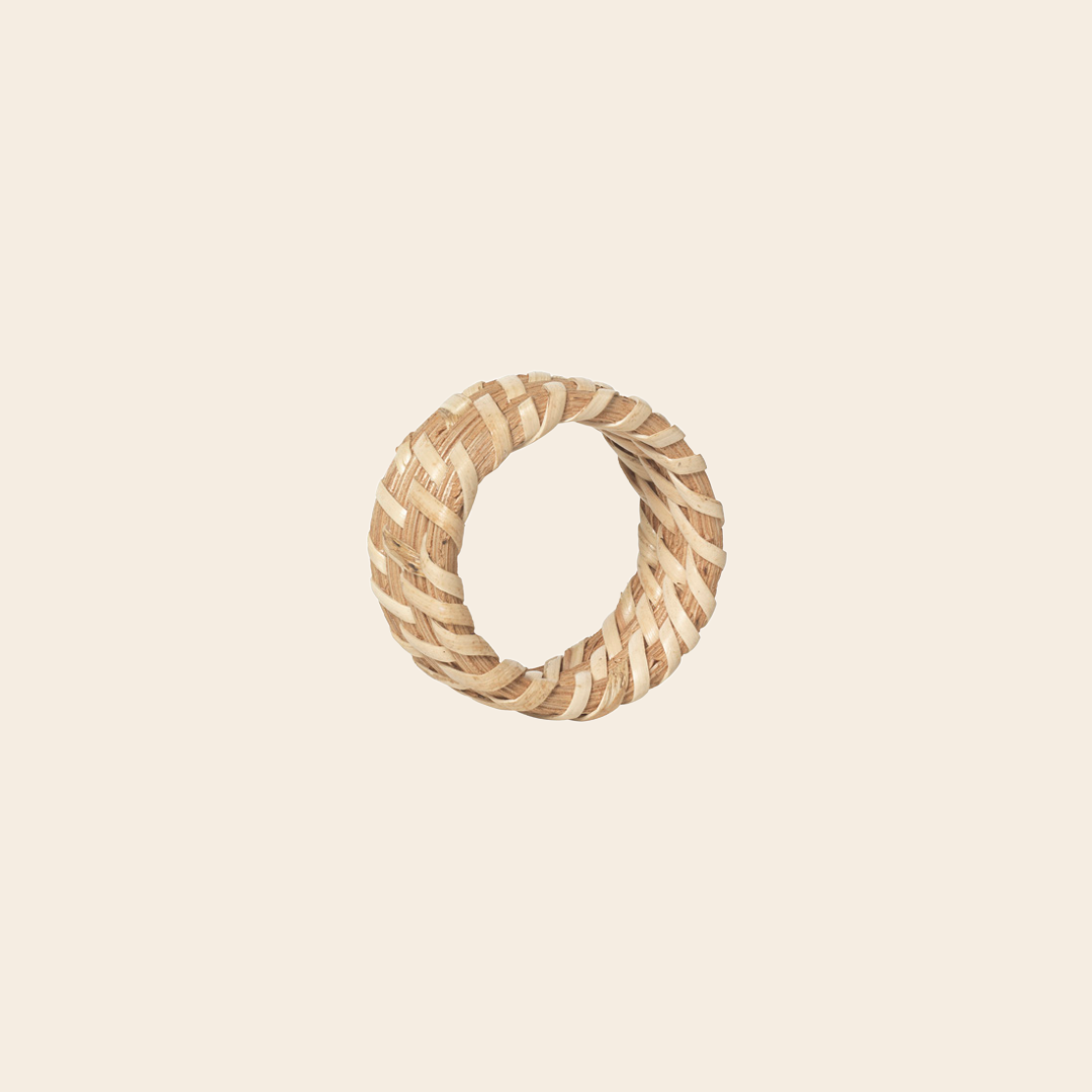 Broste set/6 servetringen ´Gaia´ - rotan