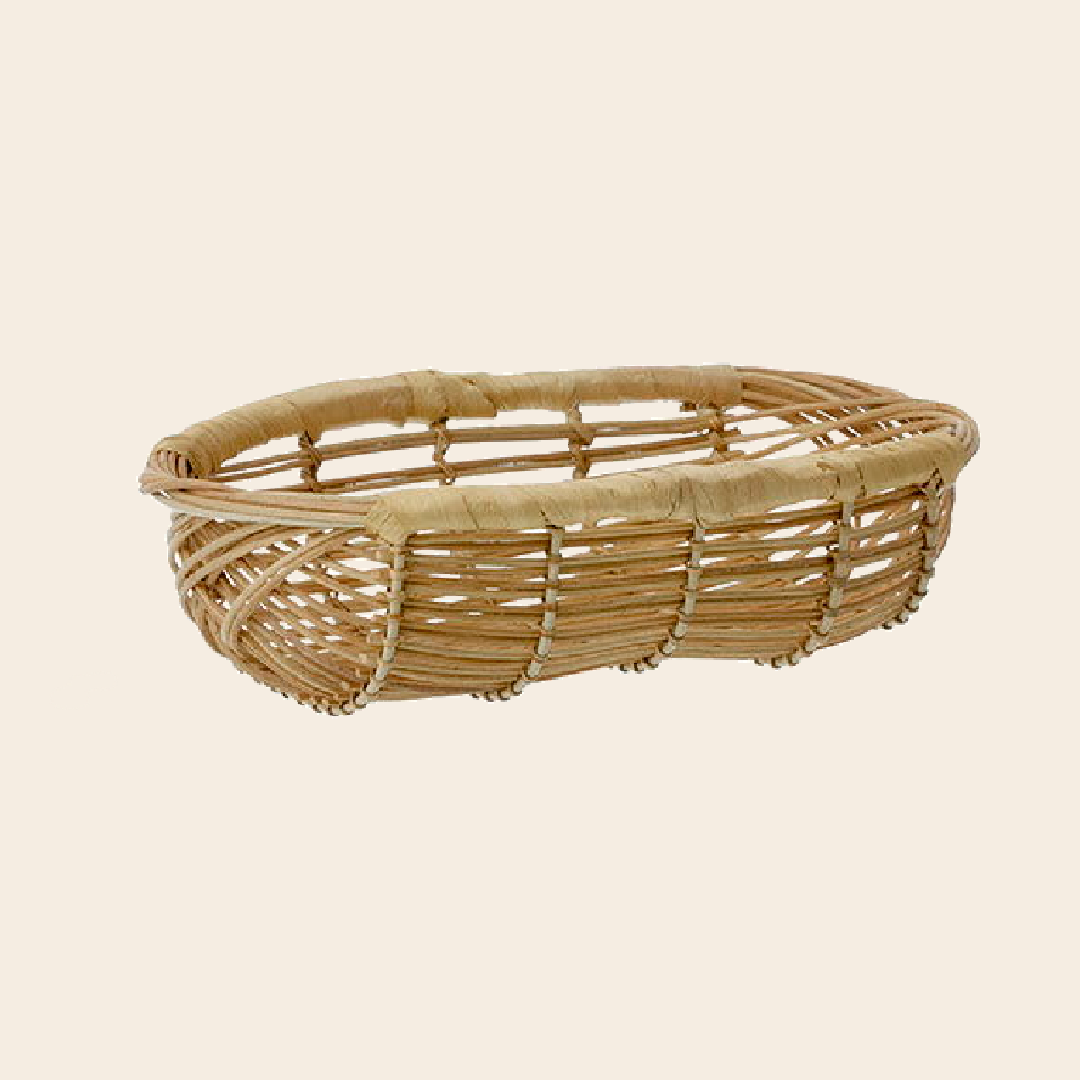 Bungalow broodmand 'Rattan' S - rotan