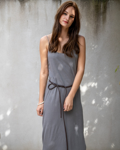 Slingher riem 'River' - leer