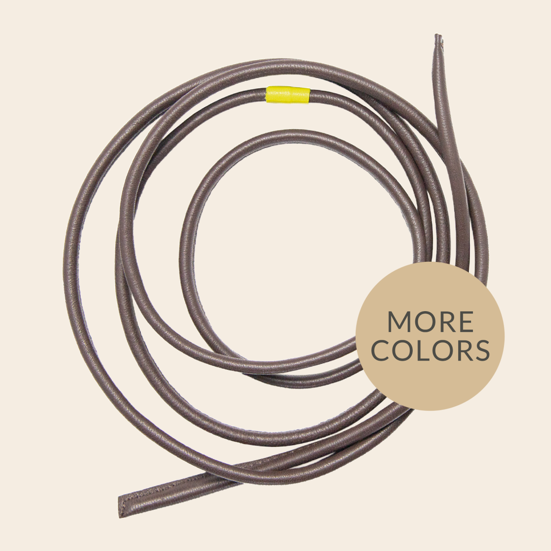 Slingher riem 'River' - leer