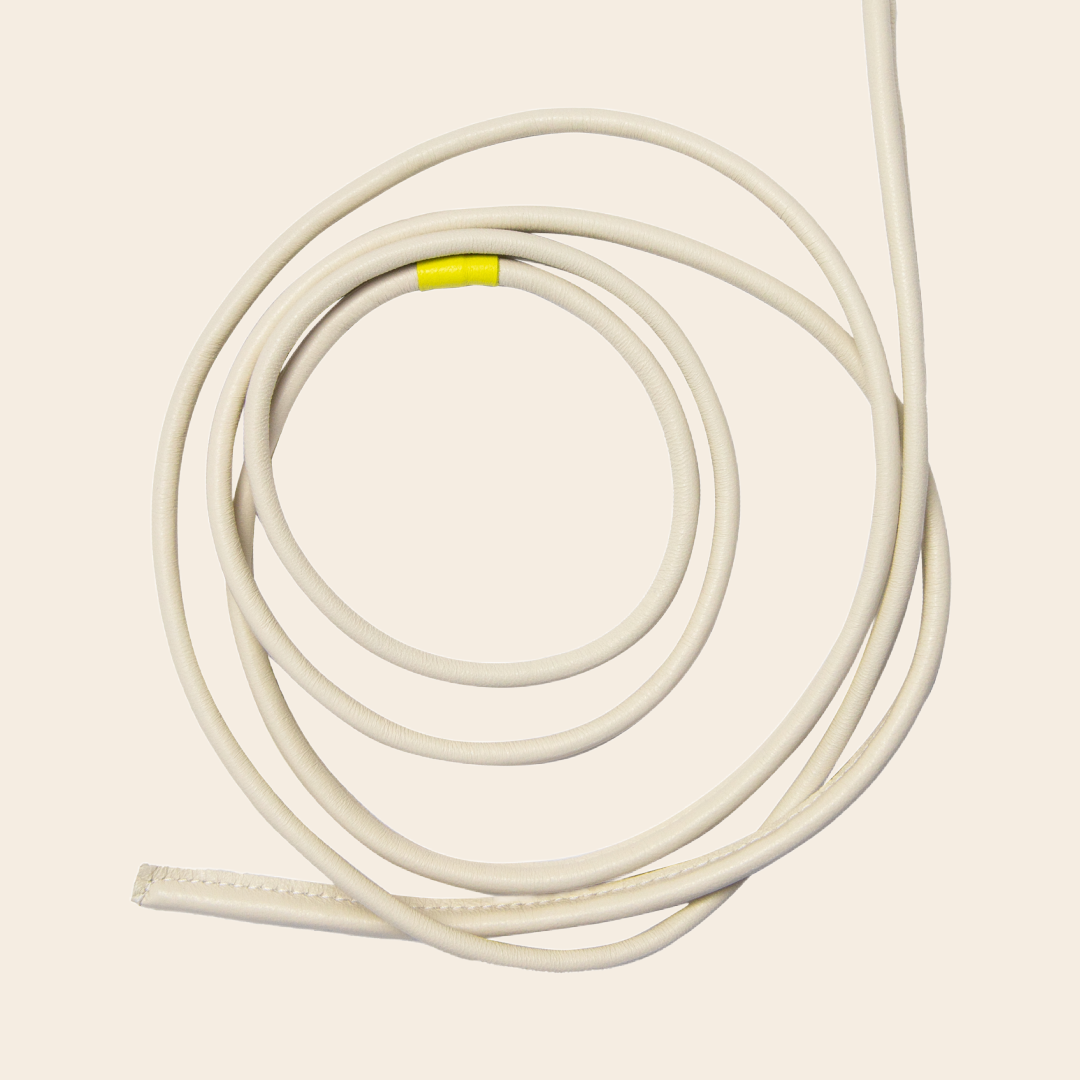 Slingher riem 'River' - leer