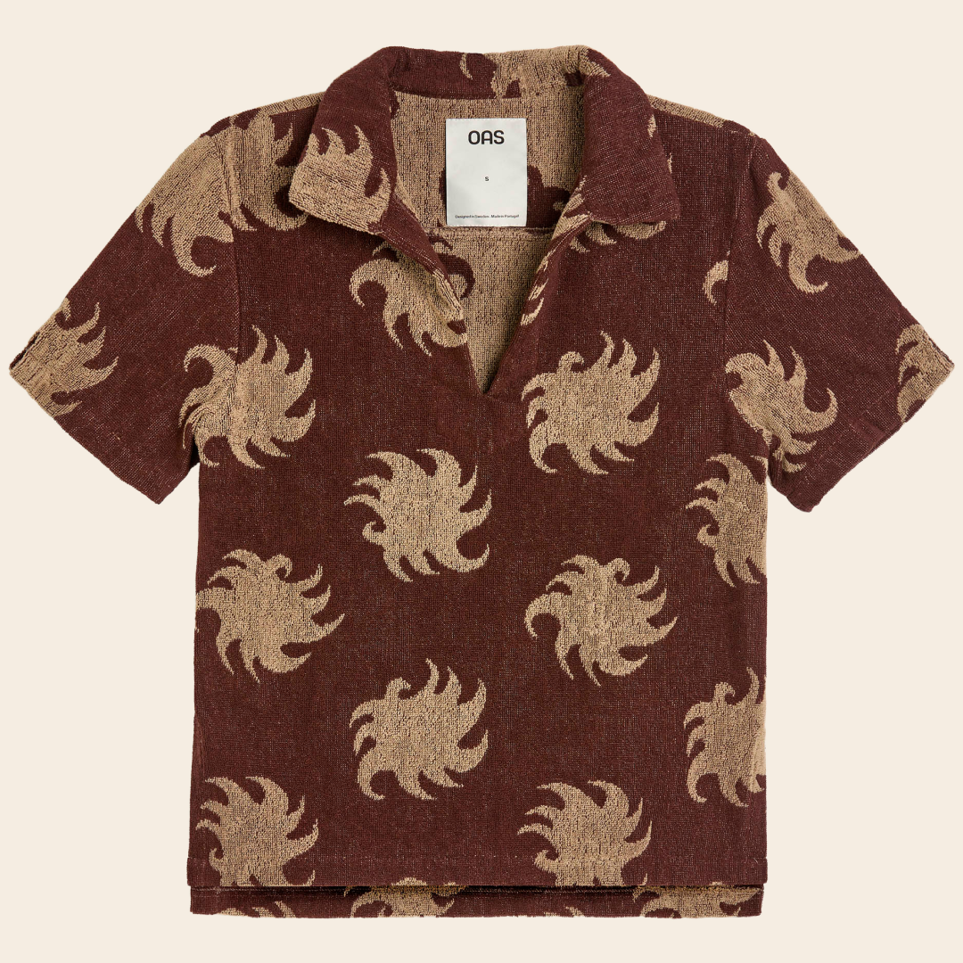 OAS Compagny shirt 'Jaffa terry' - katoen