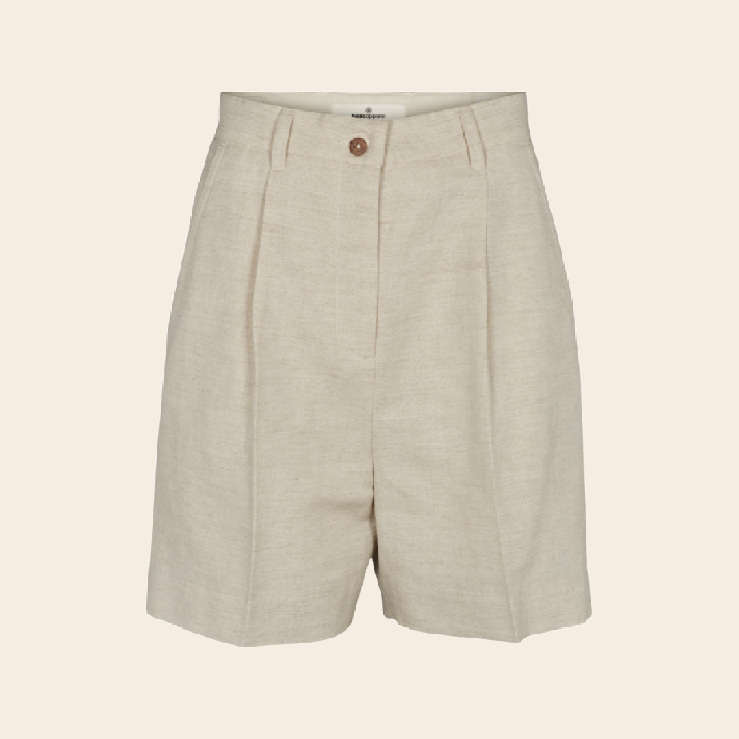 Basic Apparel short 'Nata' - linnen