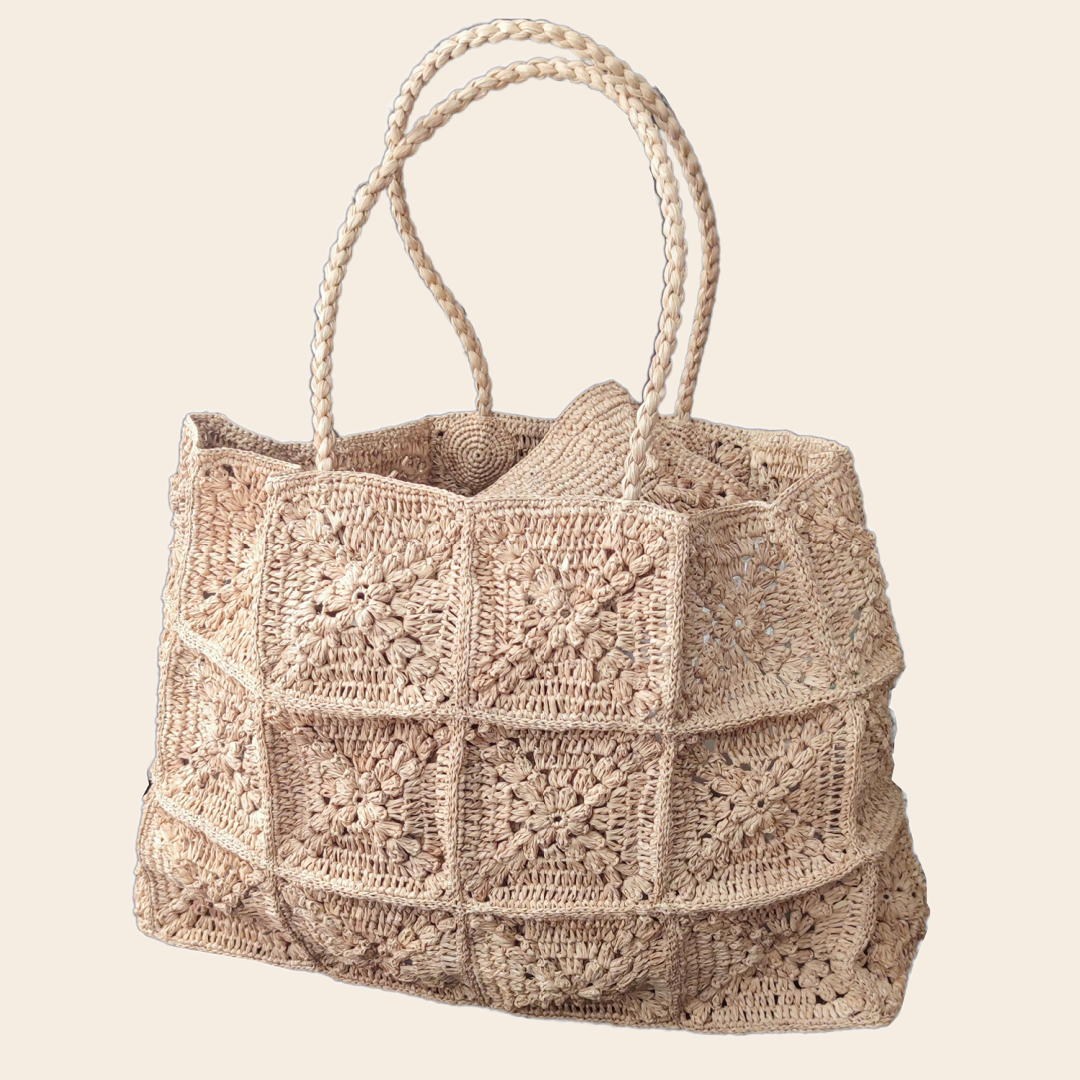 Tongasoa tas 'Natacha' - raffia