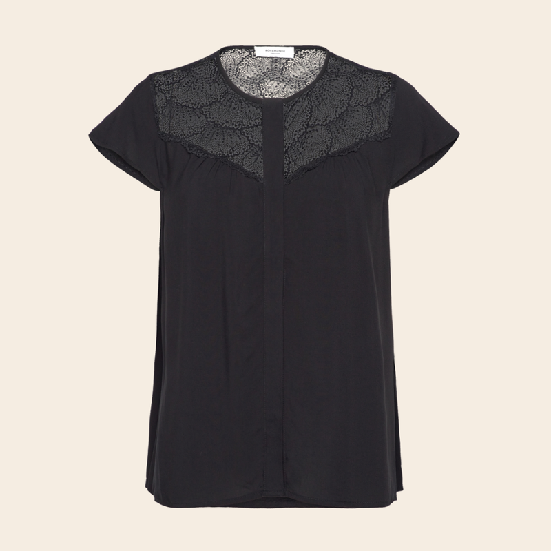 Rosemunde blouse 'Elif' viscose - zwart