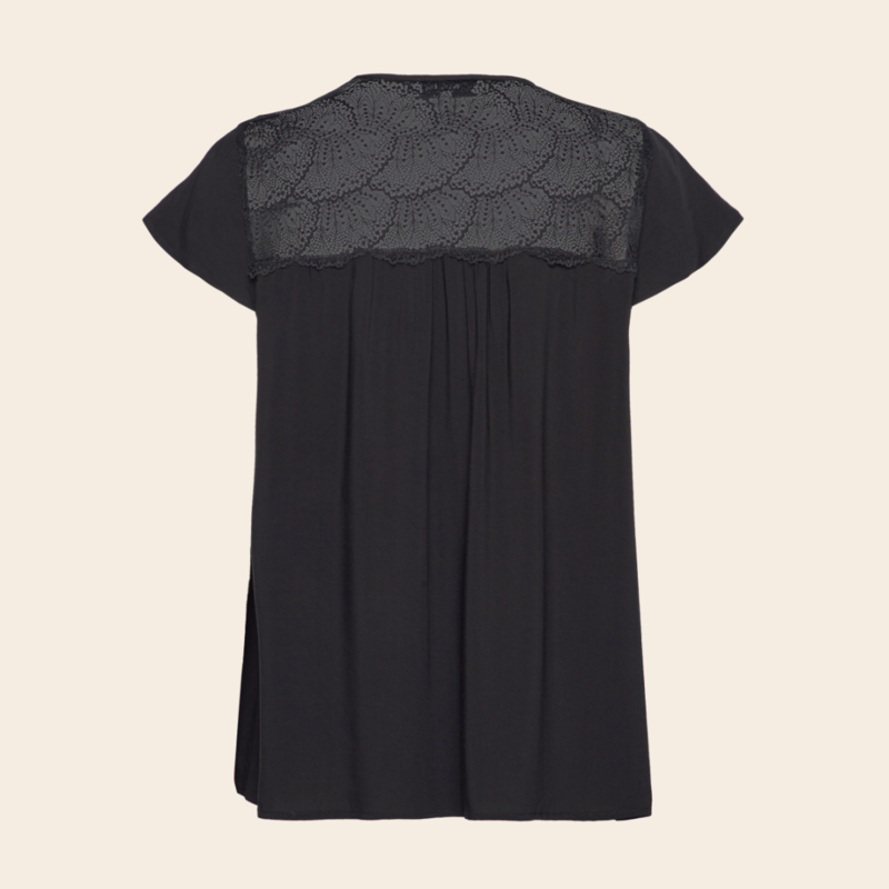 Rosemunde blouse 'Elif' viscose - zwart