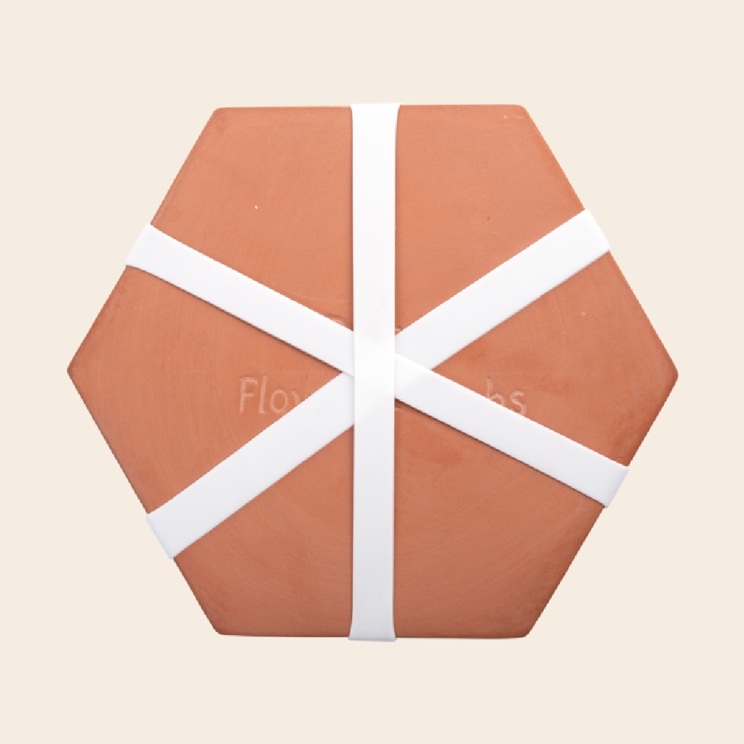 Bloemenpers - terracotta