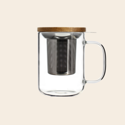 Ogo Living theemok 'Gustave' borosilicaatglas - 450ml