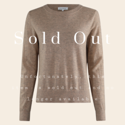 Six Ames sweater 'Maquinza' merinowool - sesame