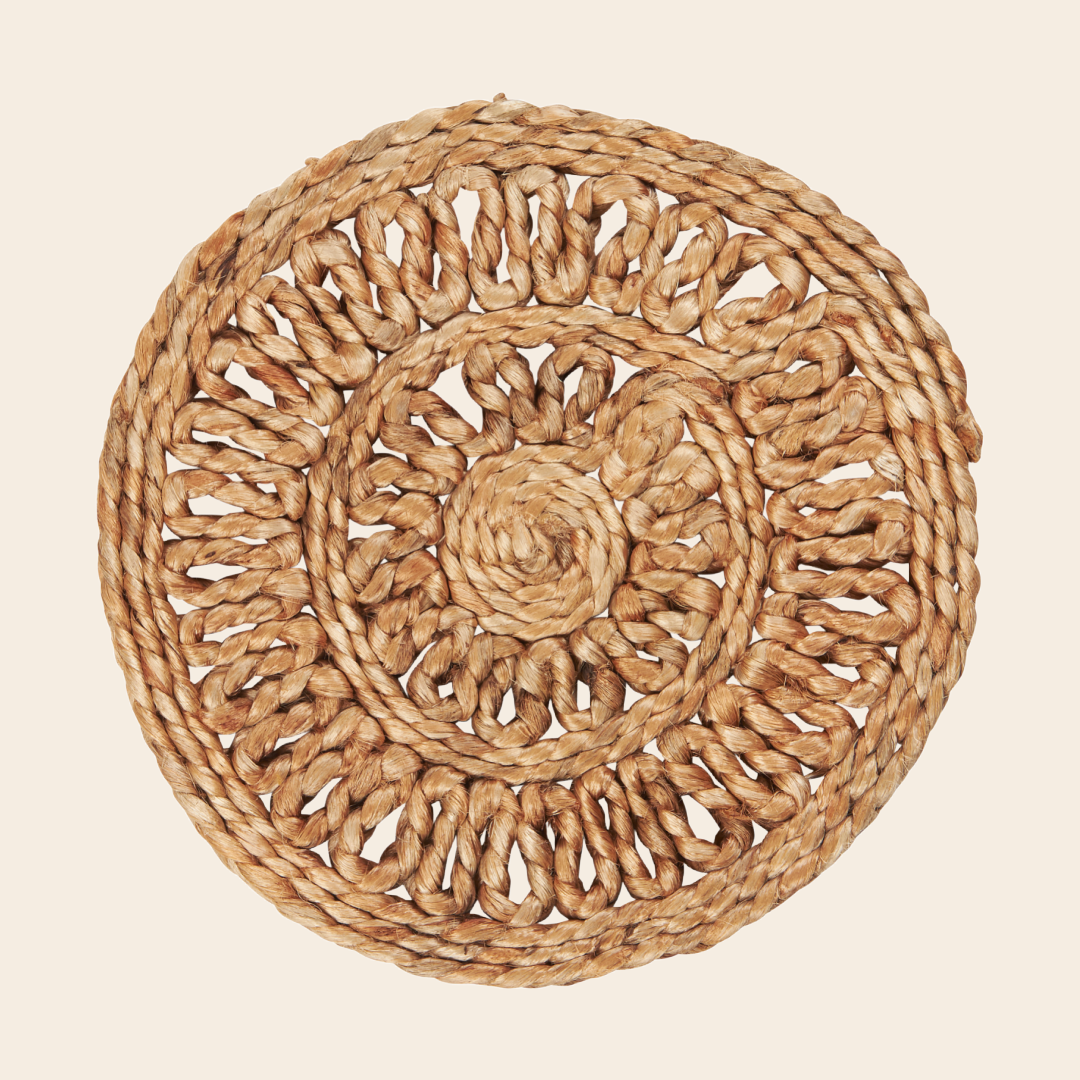 IBLaursen onderzetter 'Flower' - jute