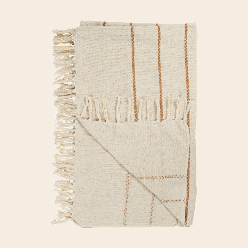 IBLaursen throw 'Stripes' - cotton