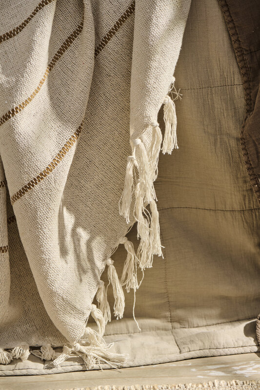 IBLaursen throw 'Stripes' - cotton
