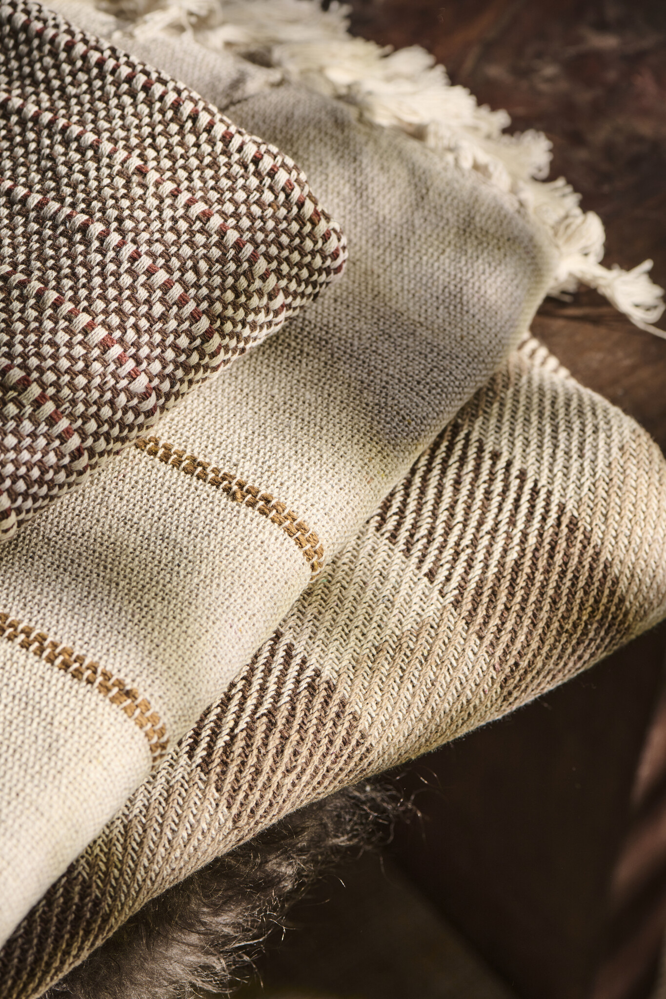 IBLaursen plaid / tafelkleed 'Stripes' - katoen