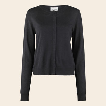 Six Ames vest 'Ulla' merinowol - zwart