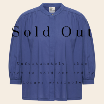 SacreCoeur blouse 'Carla' katoen - cobalt