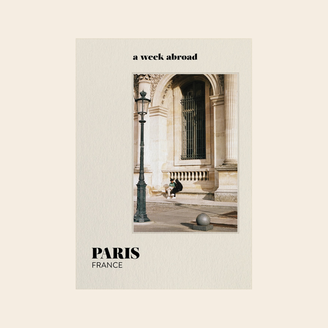 New Mags A week abroad 'Paris'