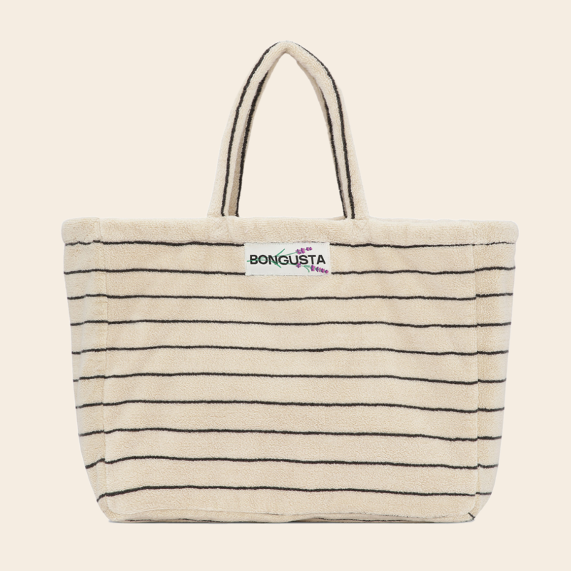 Bongusta weekend tas 'Naram' - Creme & Ink