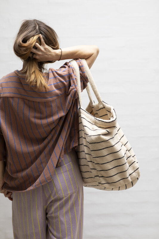 Bongusta weekend tas 'Naram' - Creme & Ink