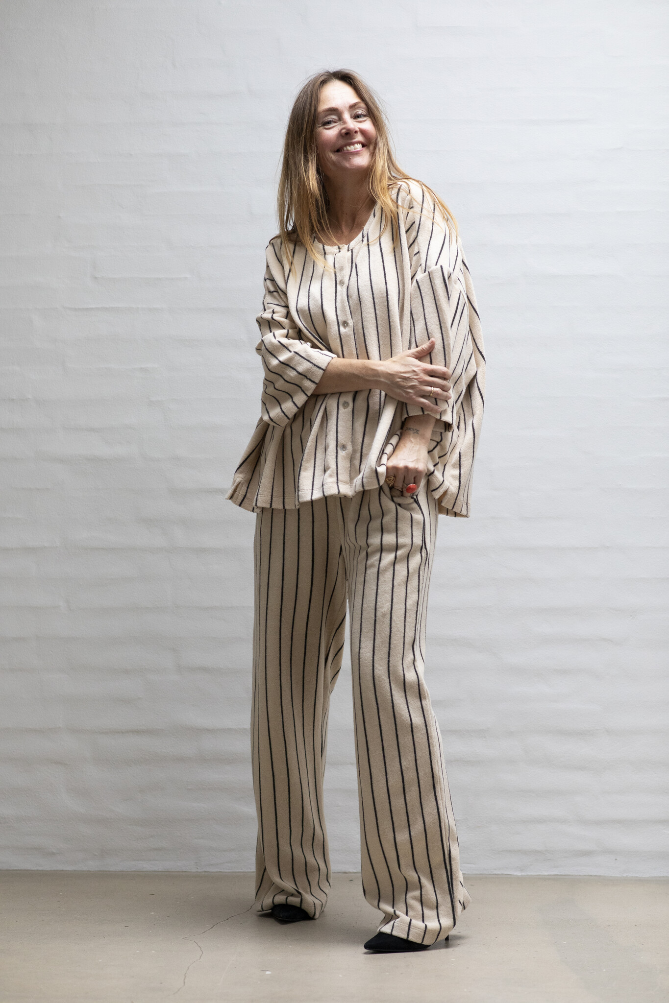 Bongusta oversized shirt one size - Cream & Ink