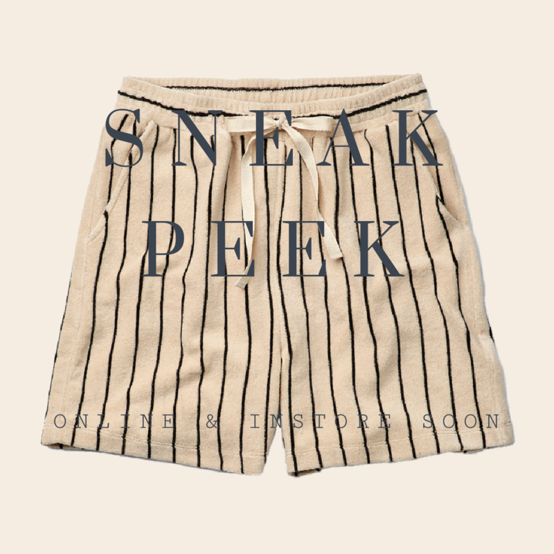 Bongusta gym short 'Naram' - Cream & Ink