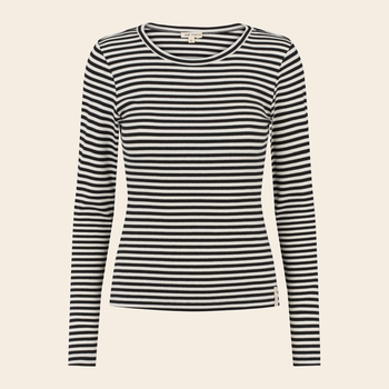 Esmé Studios shirt 'Blossom'  cotton - snow white black