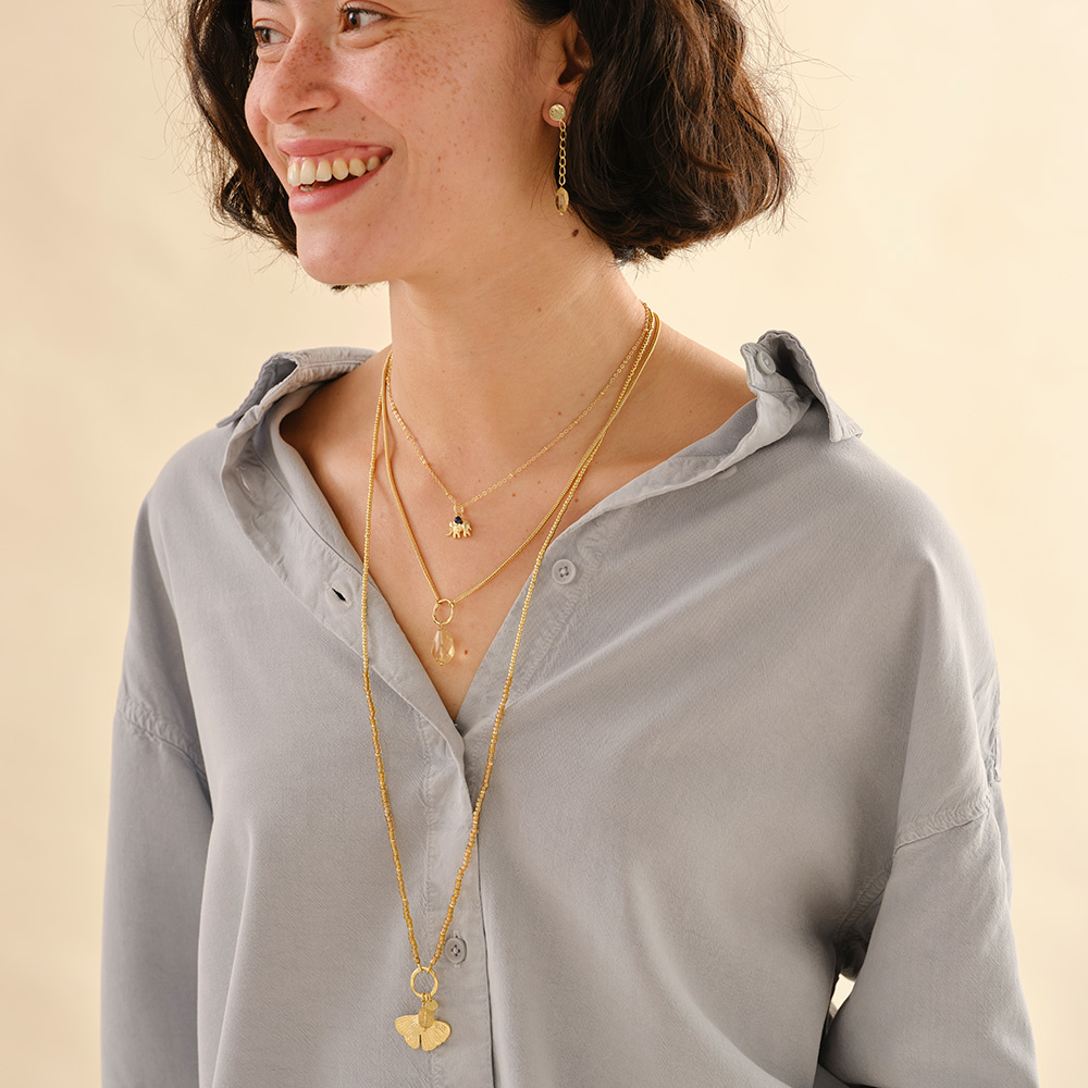 A Beautiful Story ketting 'Awareness' - citrien