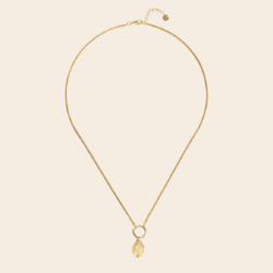 A Beautiful Story necklace 'Awareness' - citrine