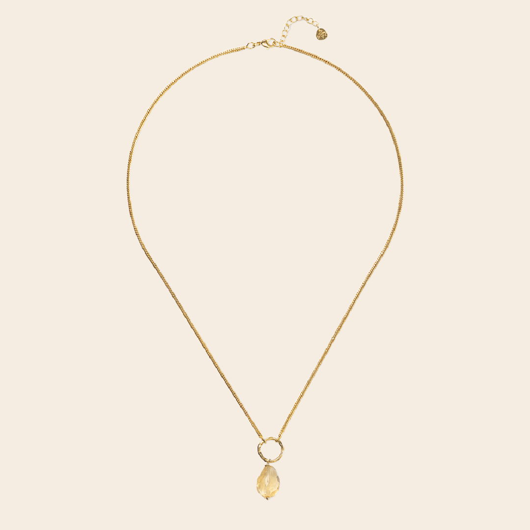 A Beautiful Story ketting 'Awareness' - citrien