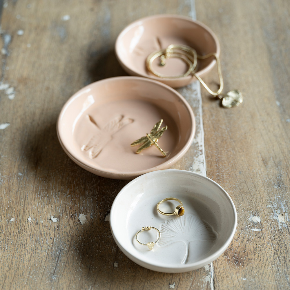 A Beautiful Story jewelry dish 'Gingko' - natural