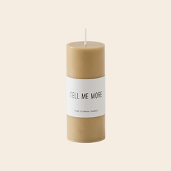 Tell me More stearin candle - honey