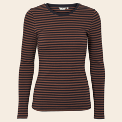 Basic Apparel shirt 'Ludmilla' katoen - caraf / zwart