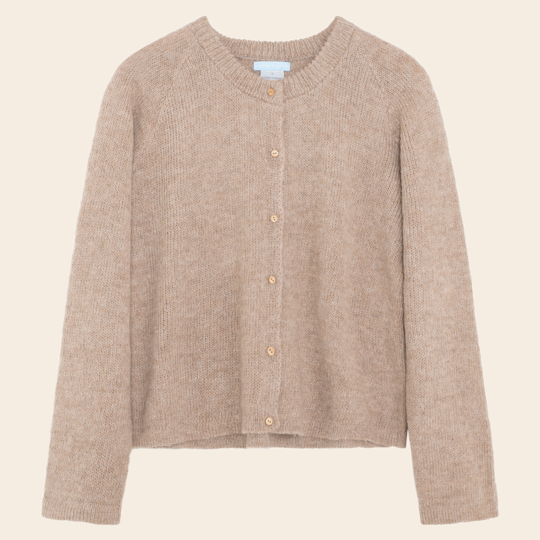 Serendipity cardigan 'Suri' alpaca - beige