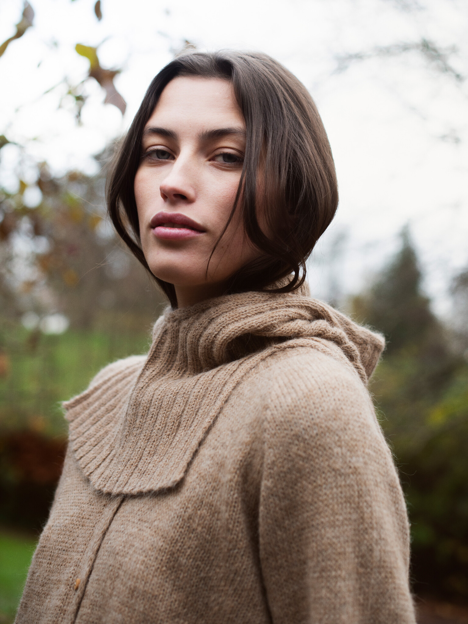 Serendipity balaclava 'Suri' rib alpaca - beige