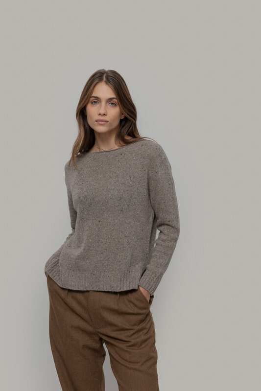 Rifo sweater 'Eloisa' cashmere - mist greige