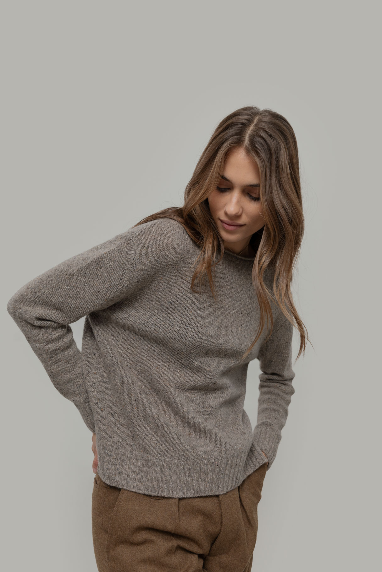 Rifo trui 'Eloisa' cashmere - mist greige