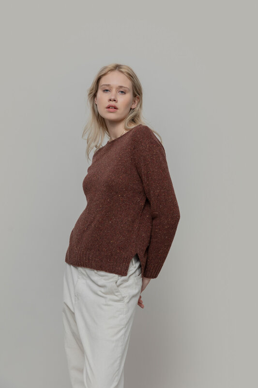 Rifo sweater 'Eloisa' cashmere - corten orange