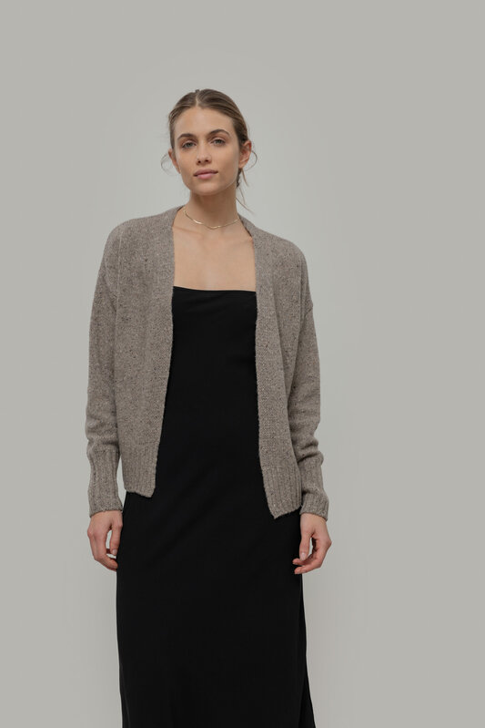 Rifo cardigan 'Paloma' cashmere - mist greige
