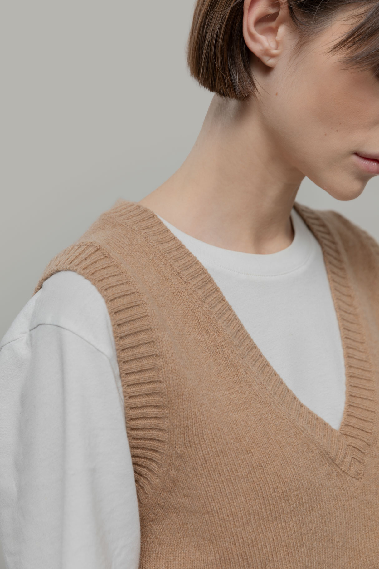 Rifo spencer 'Melania' cashmere - beige