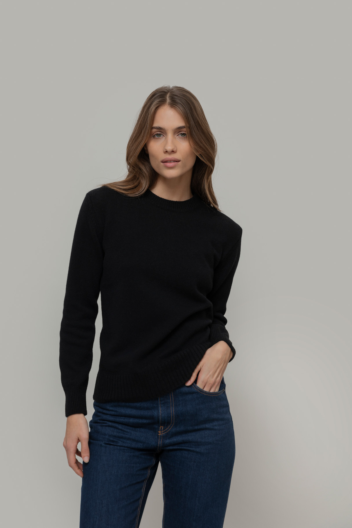 Rifo sweater 'Edda' cashmere - zwart