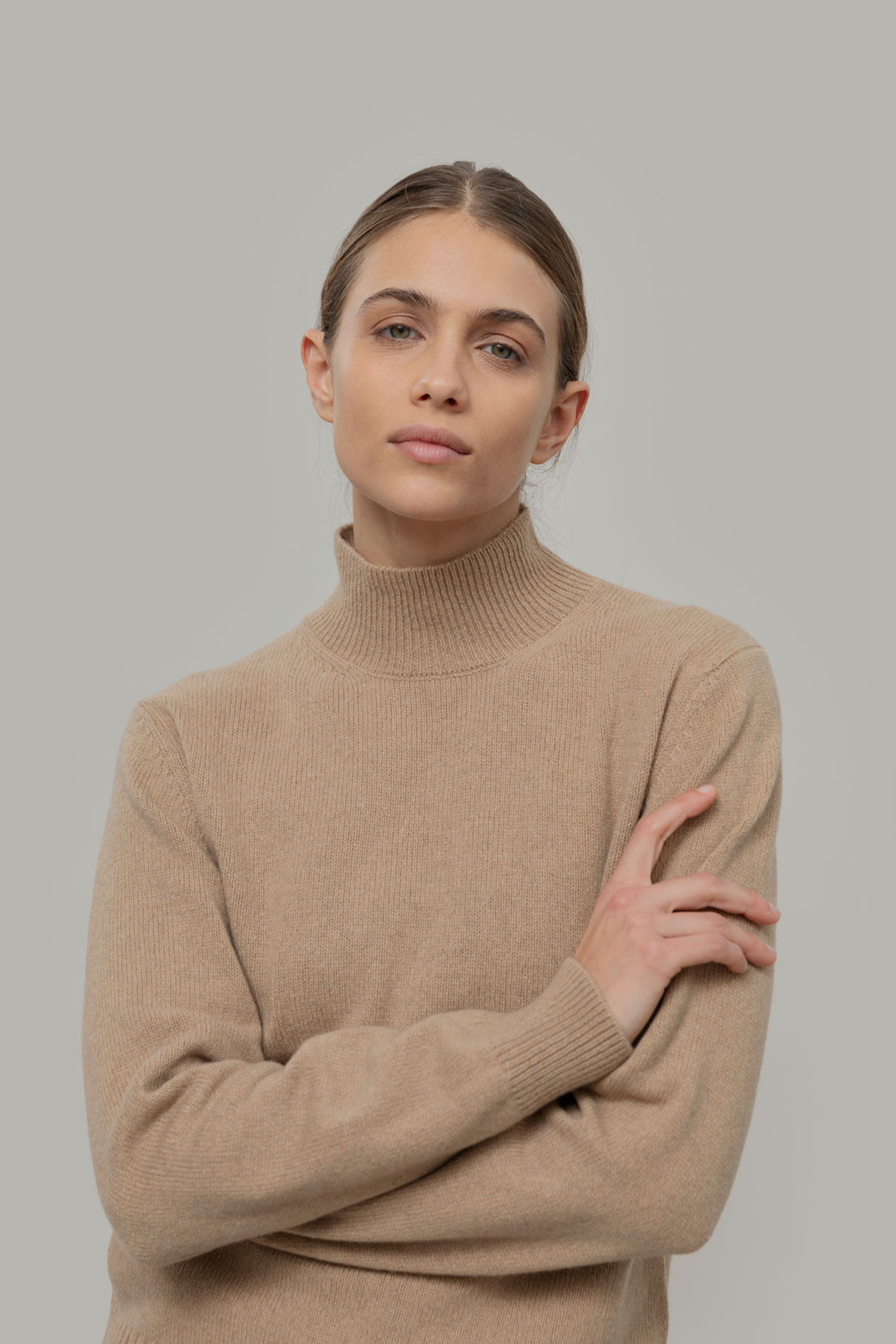 Rifo turtle neck 'Ada' cashmere - beige