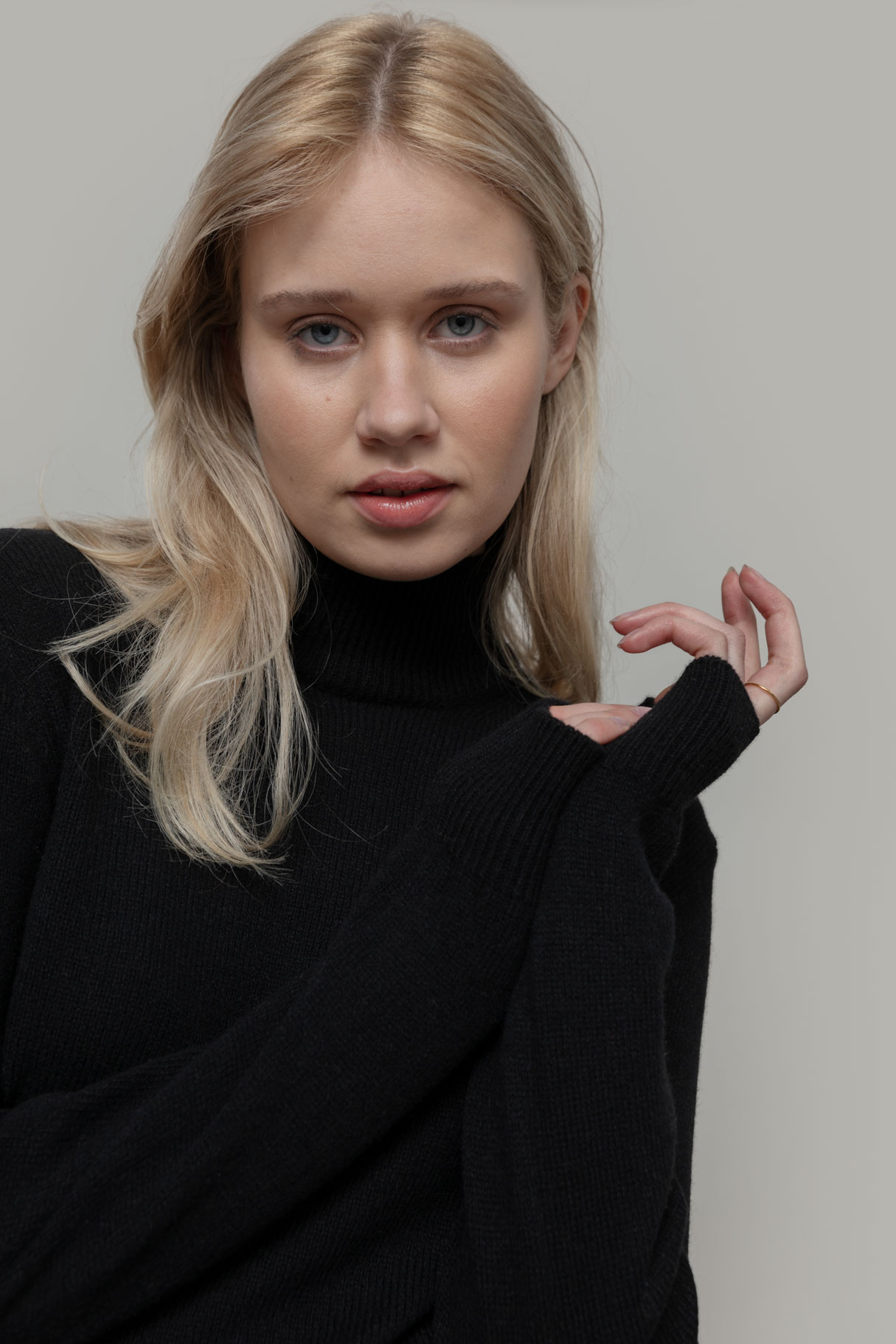 Rifo turtle neck 'Ada' cashmere - zwart