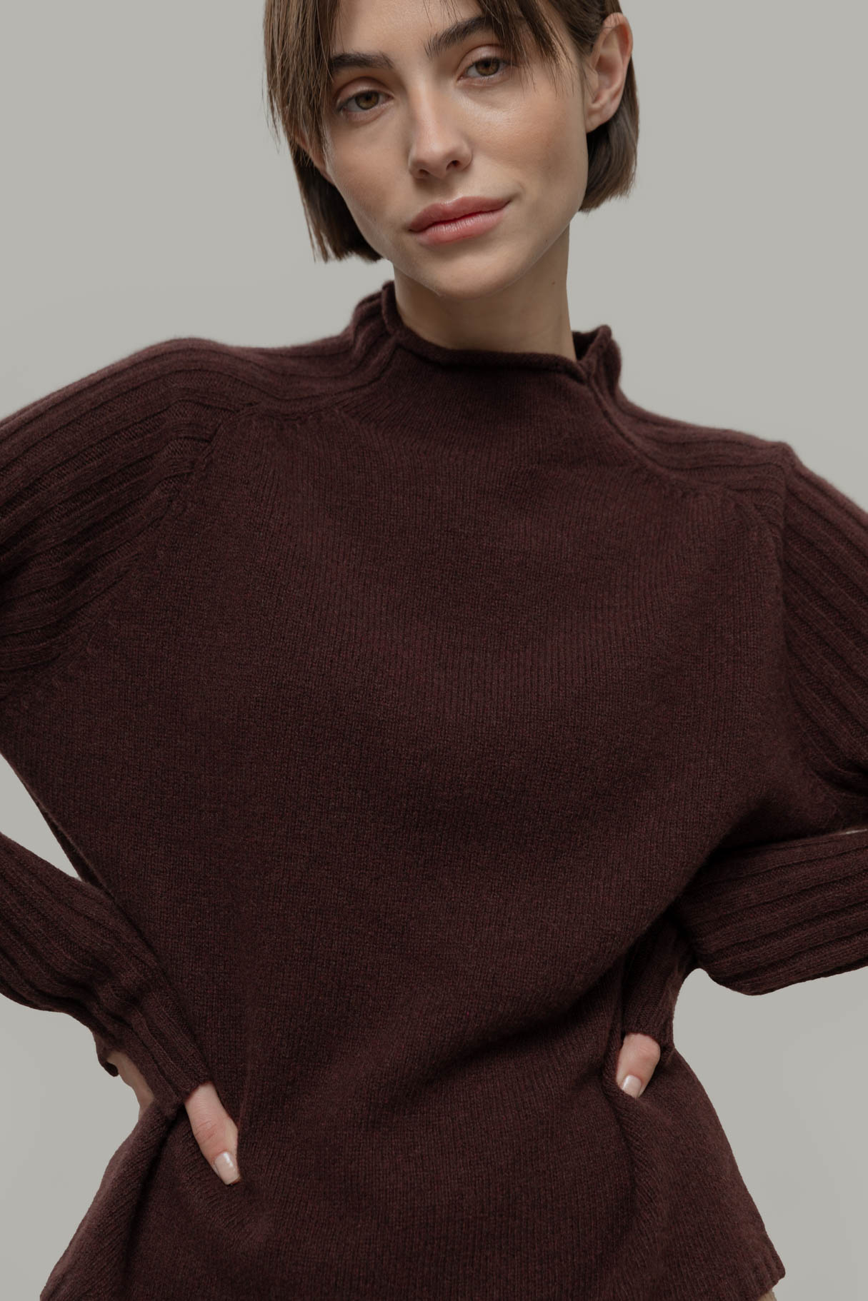 Rifo trui 'Loretta' cashmere -brown caffé