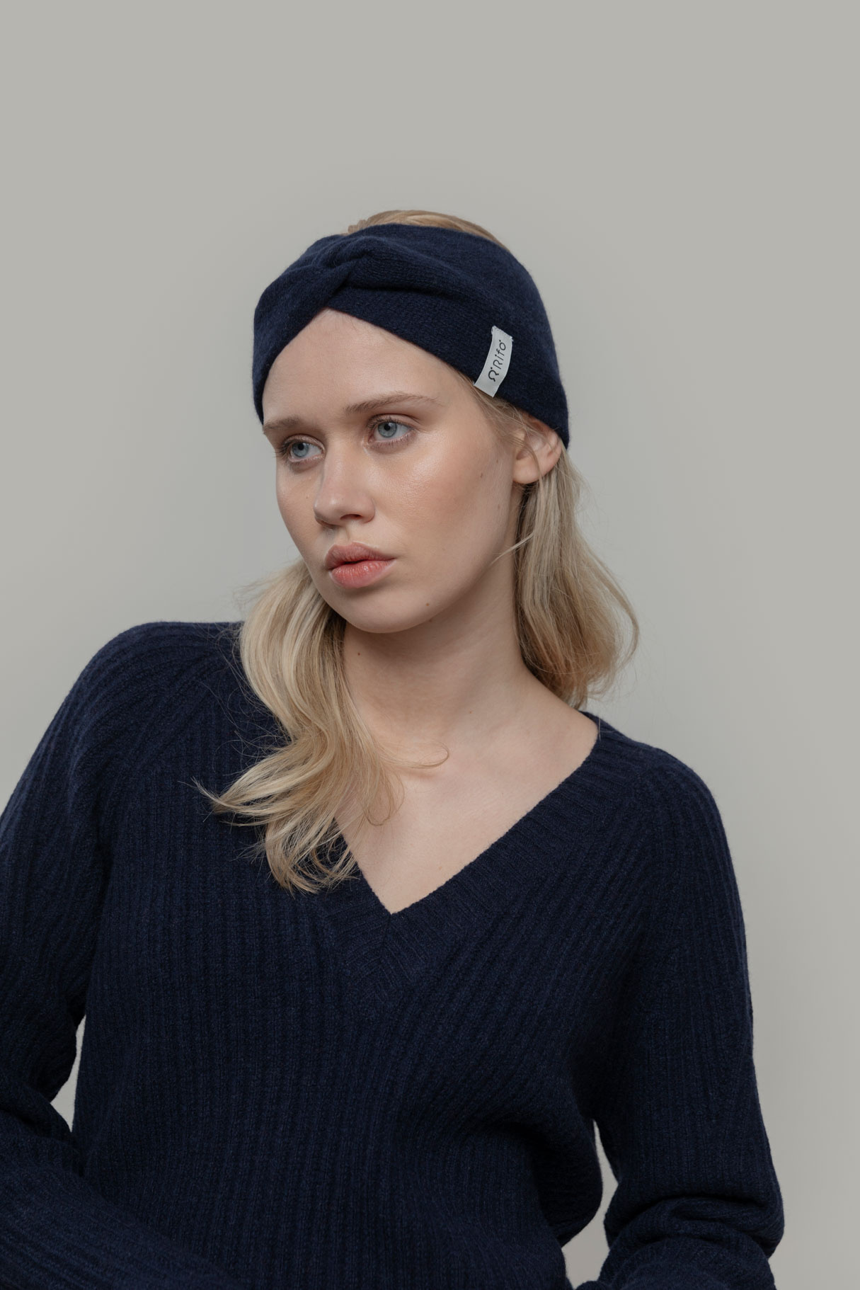 Rifo hoofdband 'Nadia' - cashmere