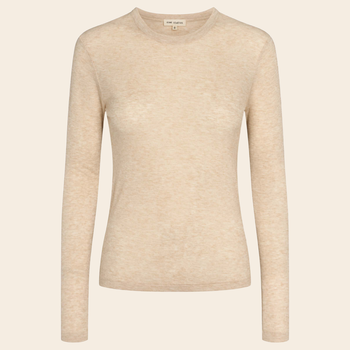 Esmé Studios shirt 'Ellia' modal / wol - wood ash